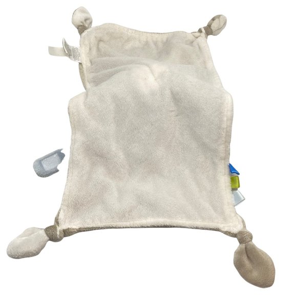 HB Beige/Ivory Brown Bear Security Blanket Baby Lovey Lovie Soother Comfort - Picture 4 of 5